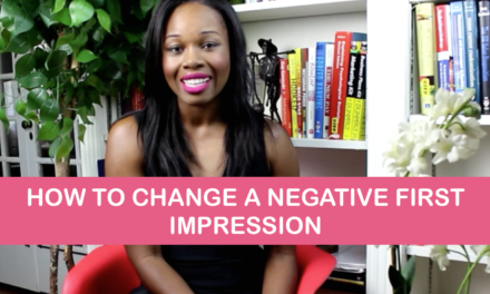 How to Change a Bad First Impression